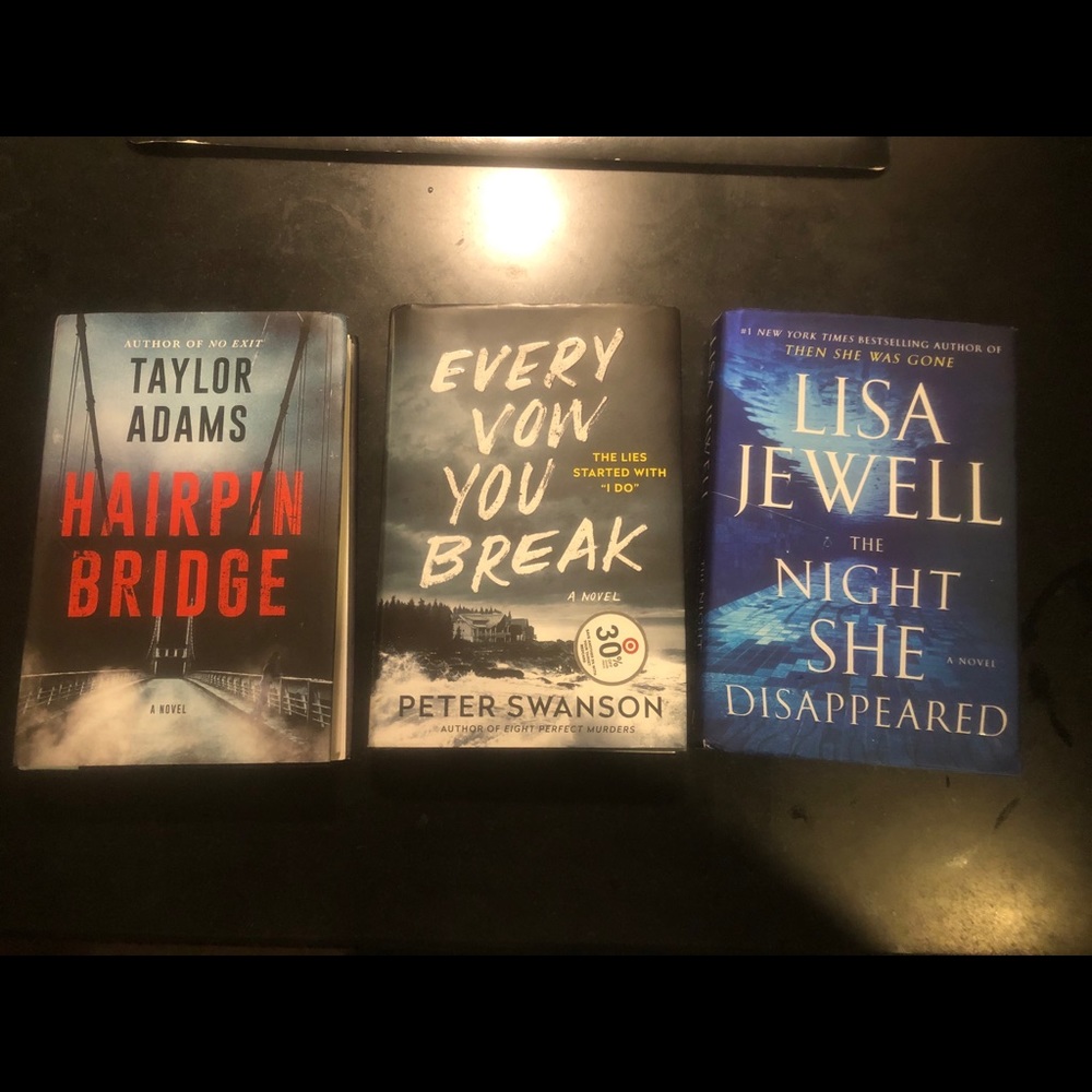 Every Vow You Break Peter Swanson The Night She Disappeared Lisa Jewell etc